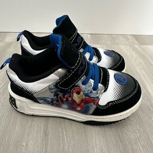 MARVEL Avengers Toddler Boys Shoes, Light Up Size  12 Iron Man Captain America